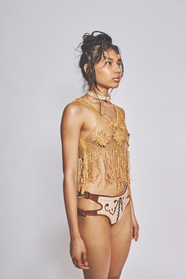 Fringe Tank Honey-VEREDAS-APOC STORE