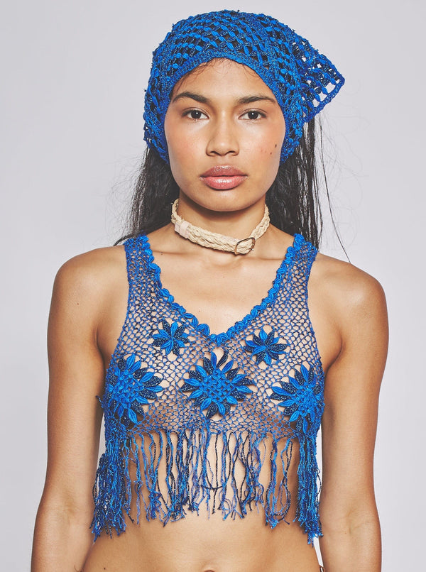 Bobbin Lace Headscarf-VEREDAS-APOC STORE