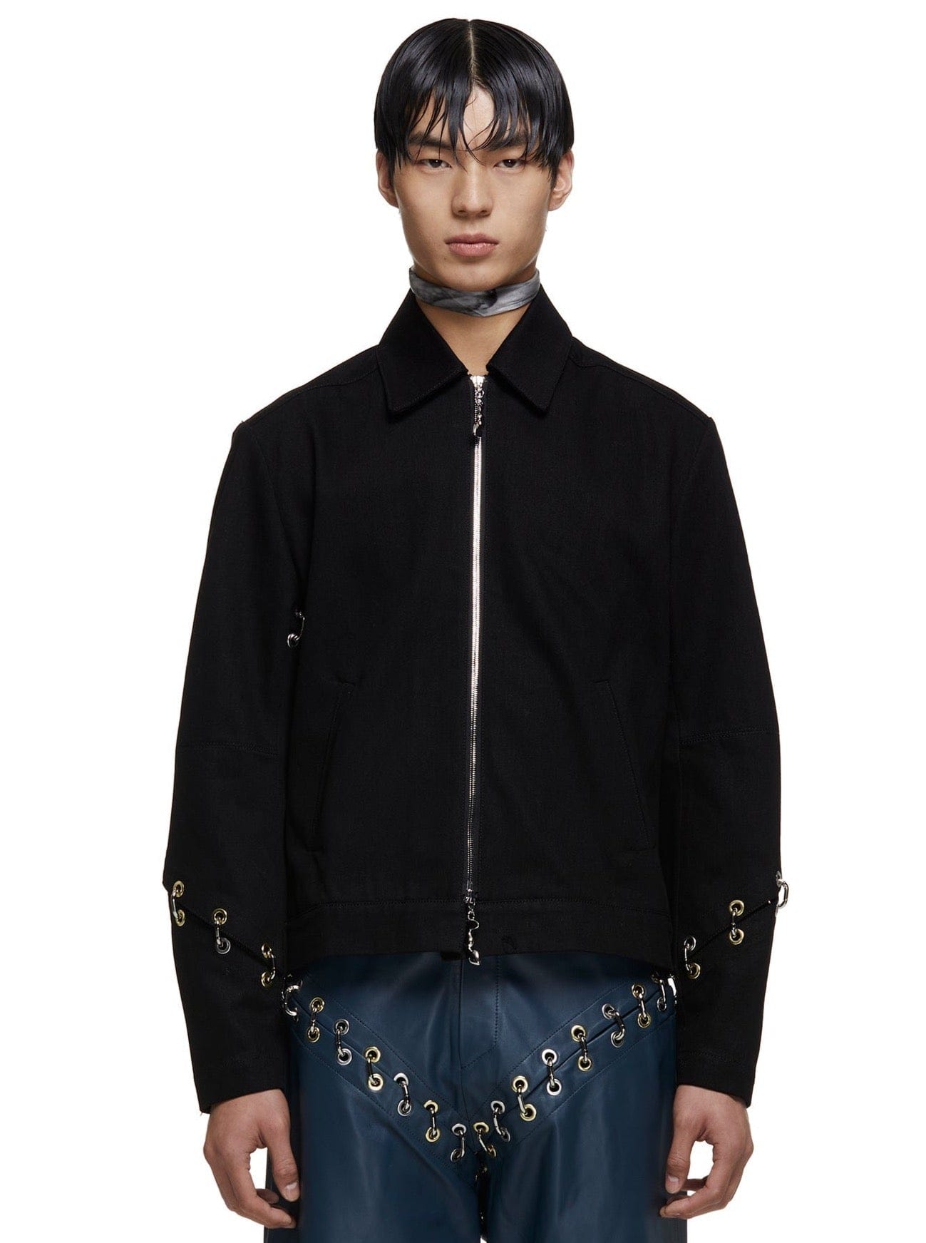 Chainlock Denim Jacket-XIMONLEE-APOC STORE