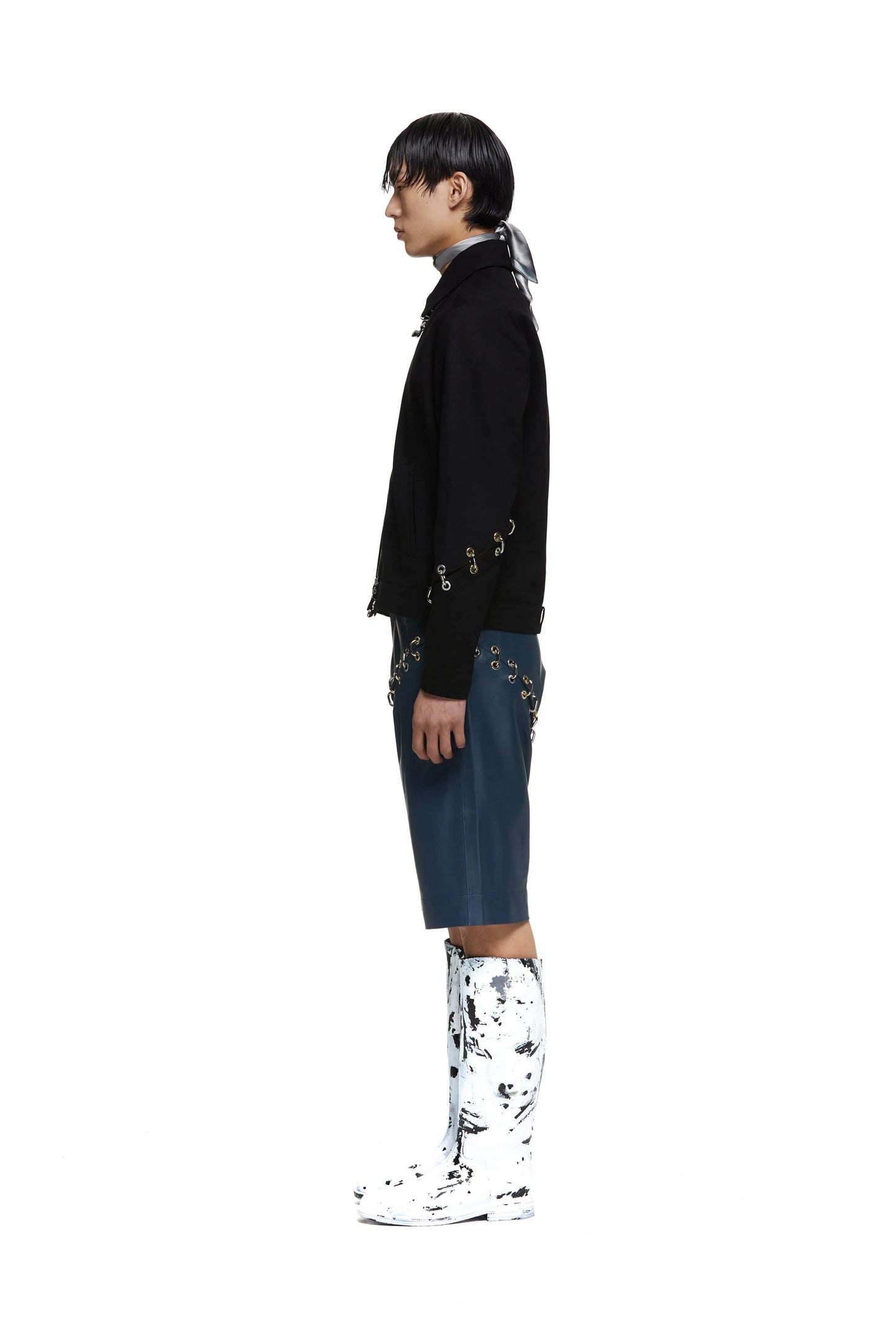 Chainlock Denim Jacket-XIMONLEE-APOC STORE