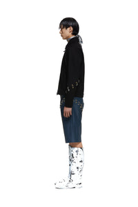 Chainlock Denim Jacket-XIMONLEE-APOC STORE