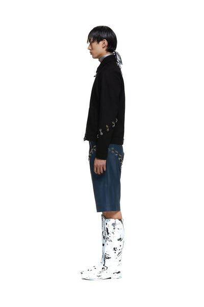 Chainlock Denim Jacket-XIMONLEE-APOC STORE
