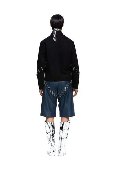 Chainlock Denim Jacket-XIMONLEE-APOC STORE
