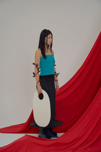 Noina Tube Top Teal-Sun Woo-APOC STORE