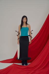 Noina Tube Top Teal-Sun Woo-APOC STORE