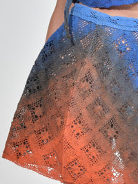 Multicolour Amatye Latex Lace Skirt-VEREDAS-APOC STORE