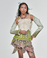 Green + Silver Pixie Dress-VEREDAS-APOC STORE