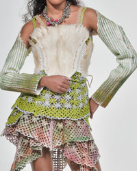 Green Paintbrush Latex Sleeve-VEREDAS-APOC STORE