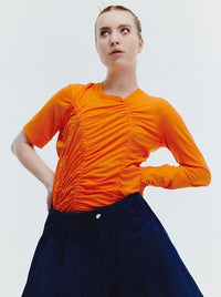 Broken Chamwoe T-Shirt Orange-Sung Ju-APOC STORE