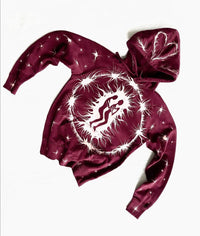 Ritual Hoodie Dark Red-Thibaut Knapp-APOC STORE