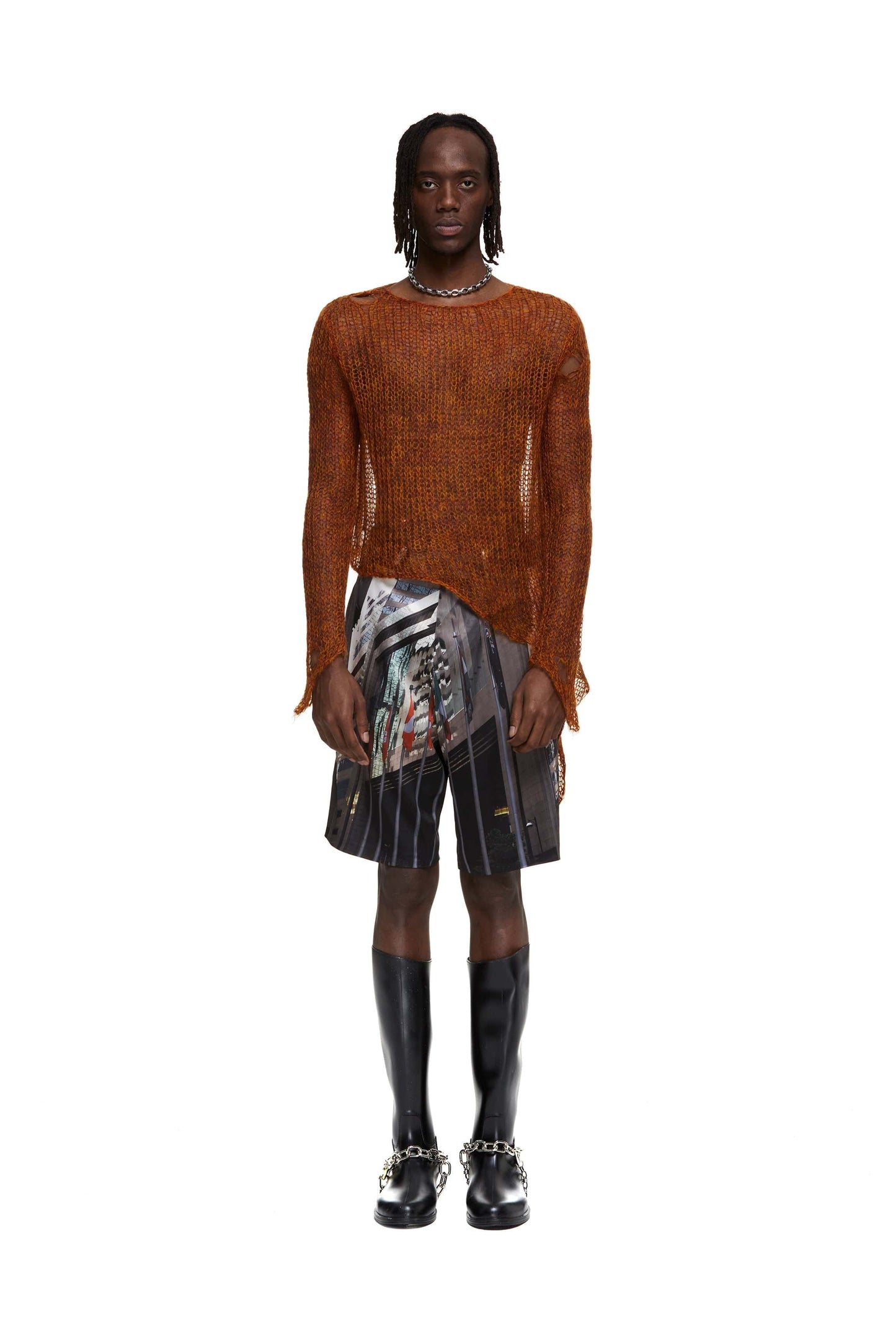 Mohair Loose Knit Jumper-XIMONLEE-APOC STORE
