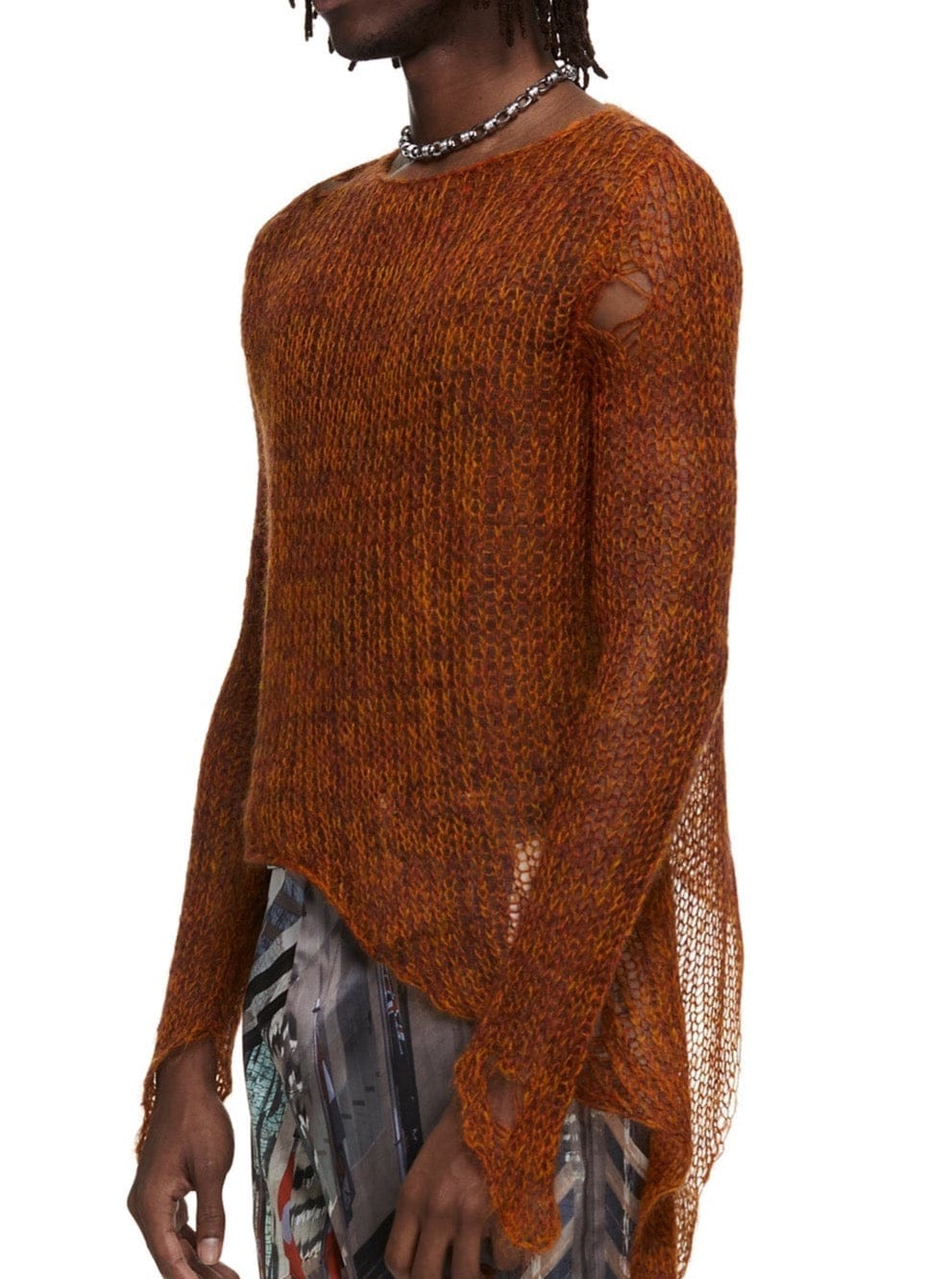 Mohair Loose Knit Jumper-XIMONLEE-APOC STORE