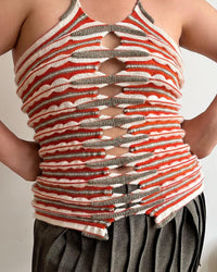 Caterpillar Top Orange/Sage-deparel-APOC STORE