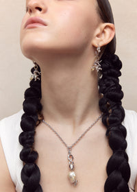 Silver Lucky Rabbit Solo Dance Earrings Knot-Ancient Future-APOC STORE