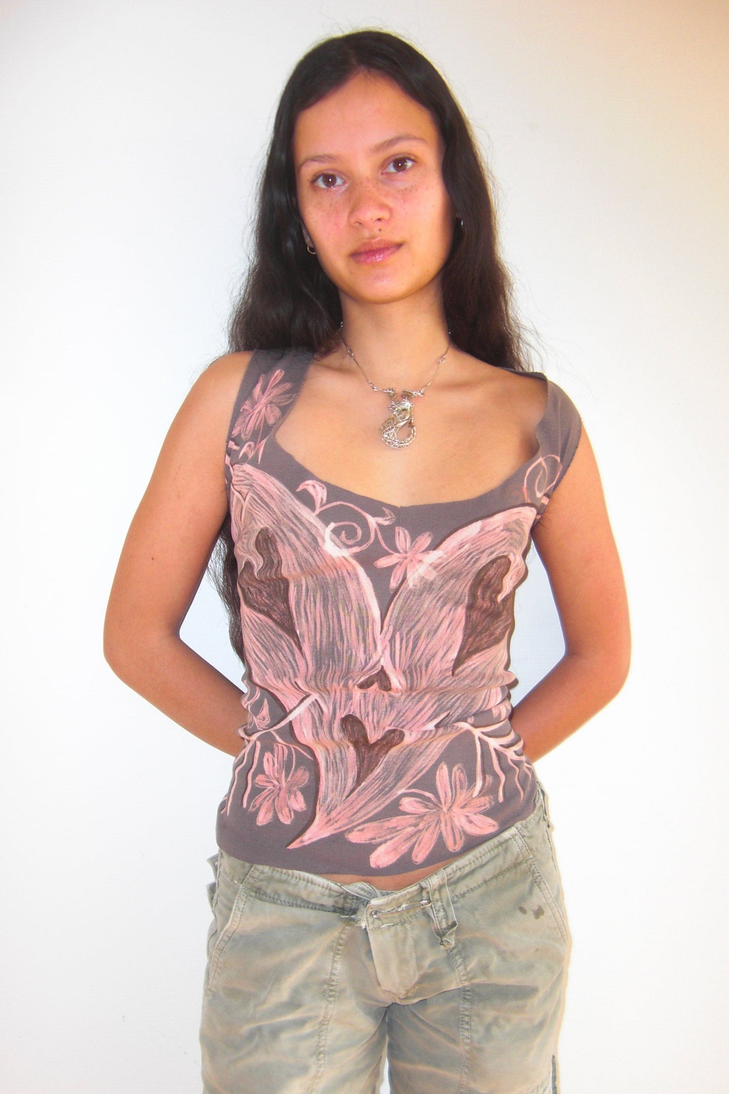 Corset Knotted Top-Anna Castellano-APOC STORE
