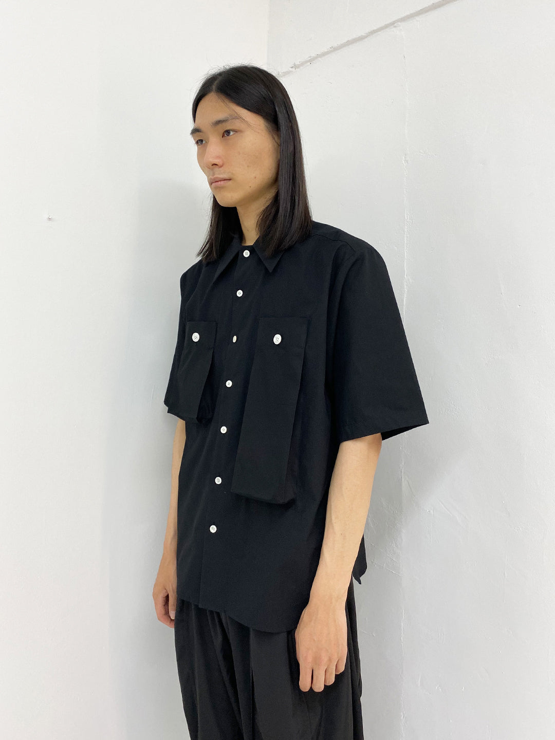 Black TempoPockets Shirt-Sung Ju-APOC STORE