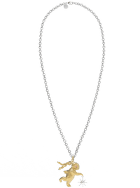 Gold Lucky Rabbit Solo Dance Necklace-Ancient Future-APOC STORE