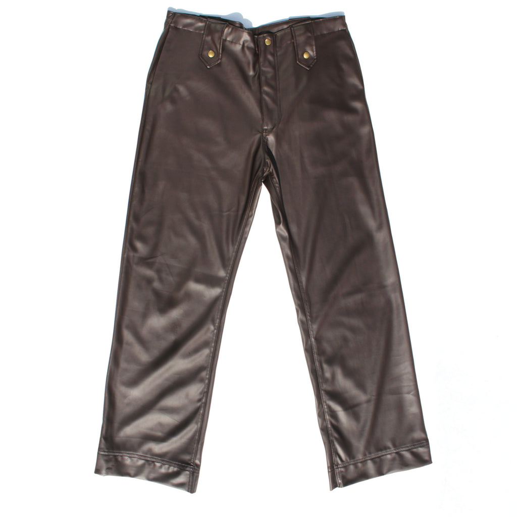 Soji Solarin Chocolate Leather Pants – APOC STORE