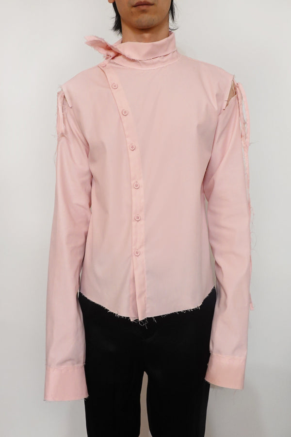 Non-symmetrical Shirt-TRANSE PARIS-APOC STORE