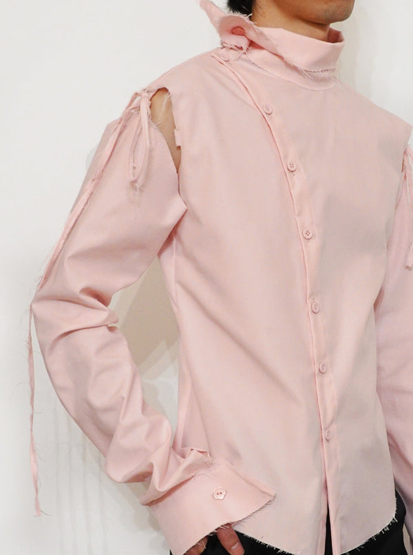 Non-symmetrical Shirt-TRANSE PARIS-APOC STORE