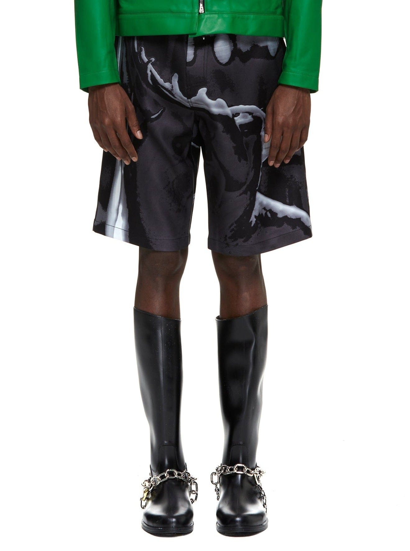 Charcoal Wet Specimen Shorts-XIMONLEE-APOC STORE