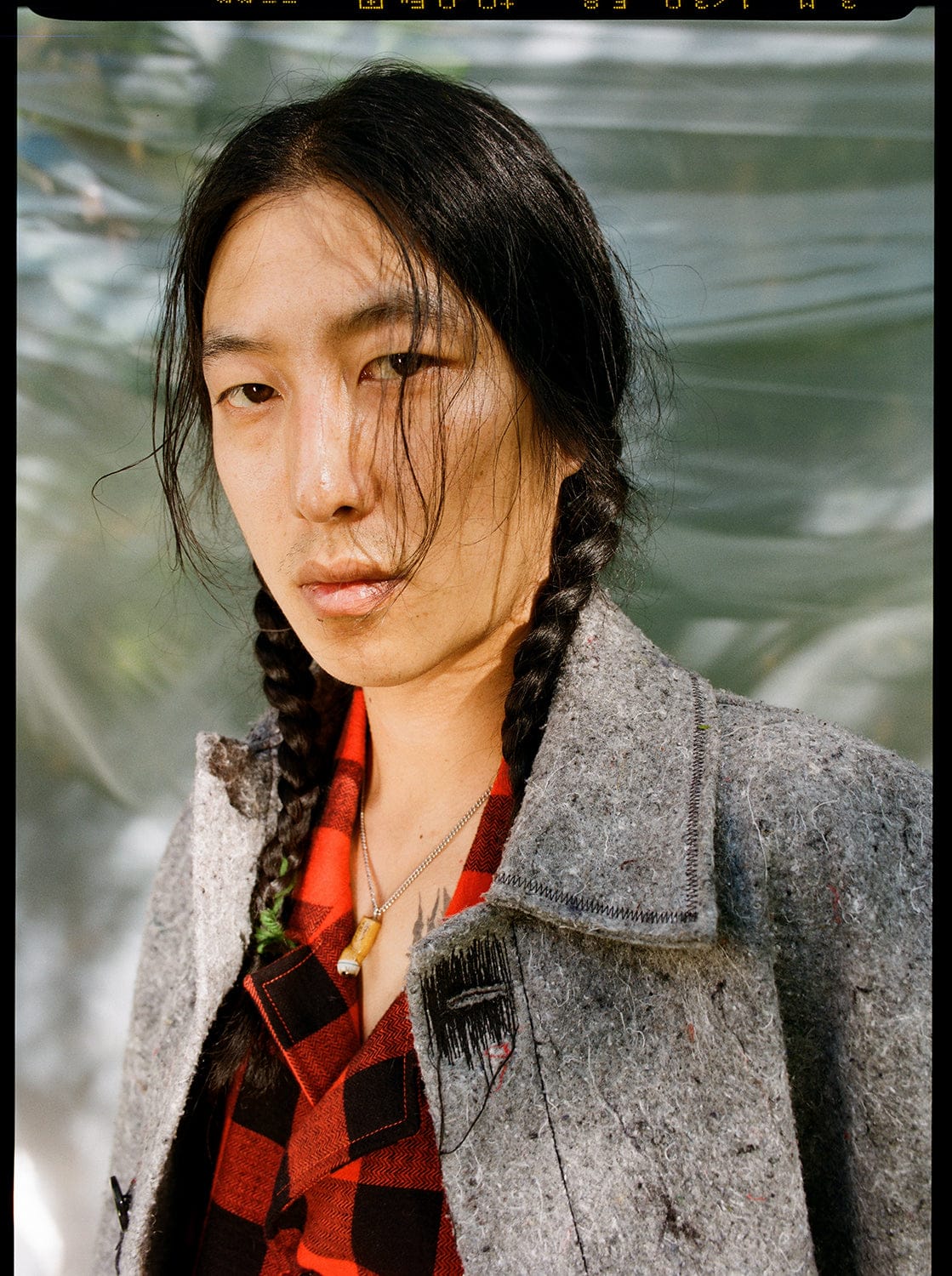 Grey Recycled Fiber Coat-Jetpack Hom(m)e-APOC STORE