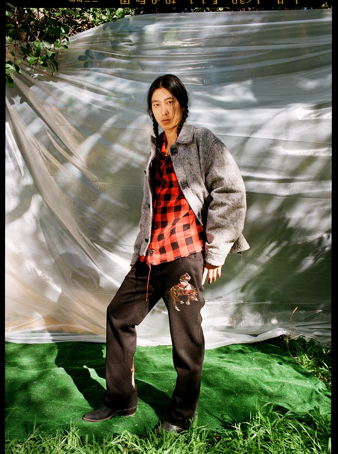 Grey Recycled Fiber Coat-Jetpack Hom(m)e-APOC STORE