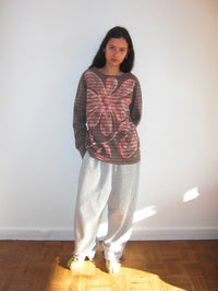 Striped Flower Tee-Anna Castellano-APOC STORE