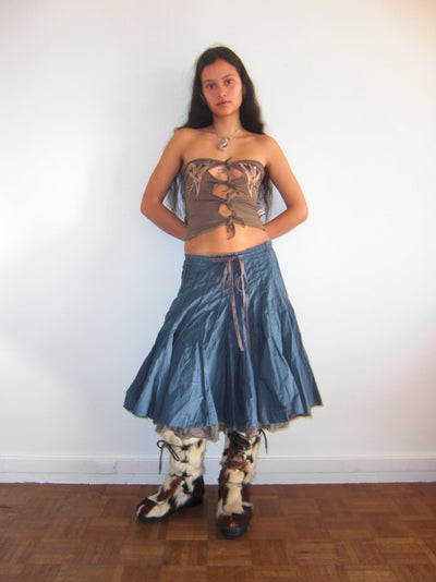 Knotted Tube Top-Anna Castellano-APOC STORE