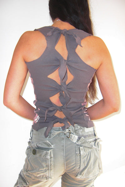 Corset Knotted Top-Anna Castellano-APOC STORE