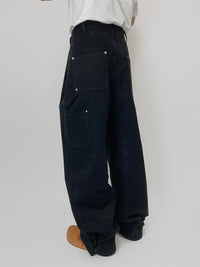 Black Adjustable Pants-EGNARTS-APOC STORE