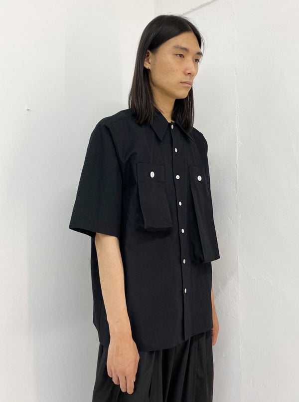 Black TempoPockets Shirt-Sung Ju-APOC STORE