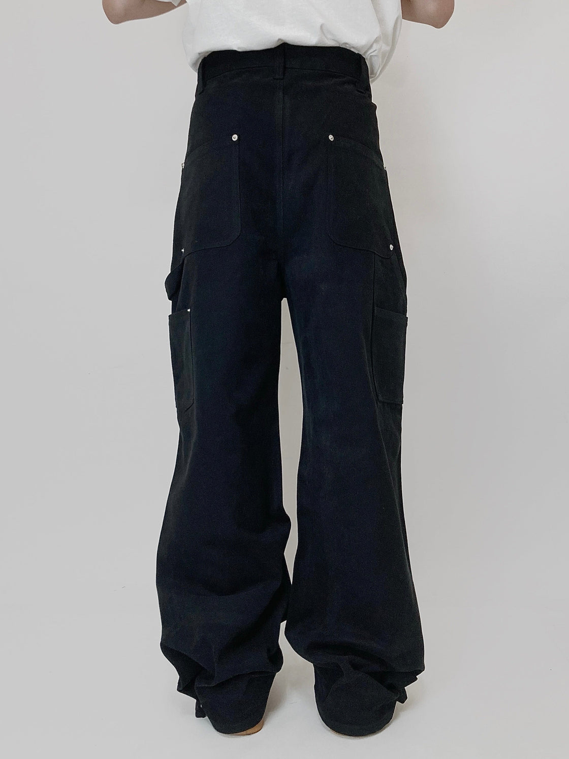 EGNARTS Black Adjustable Pants APOC STORE