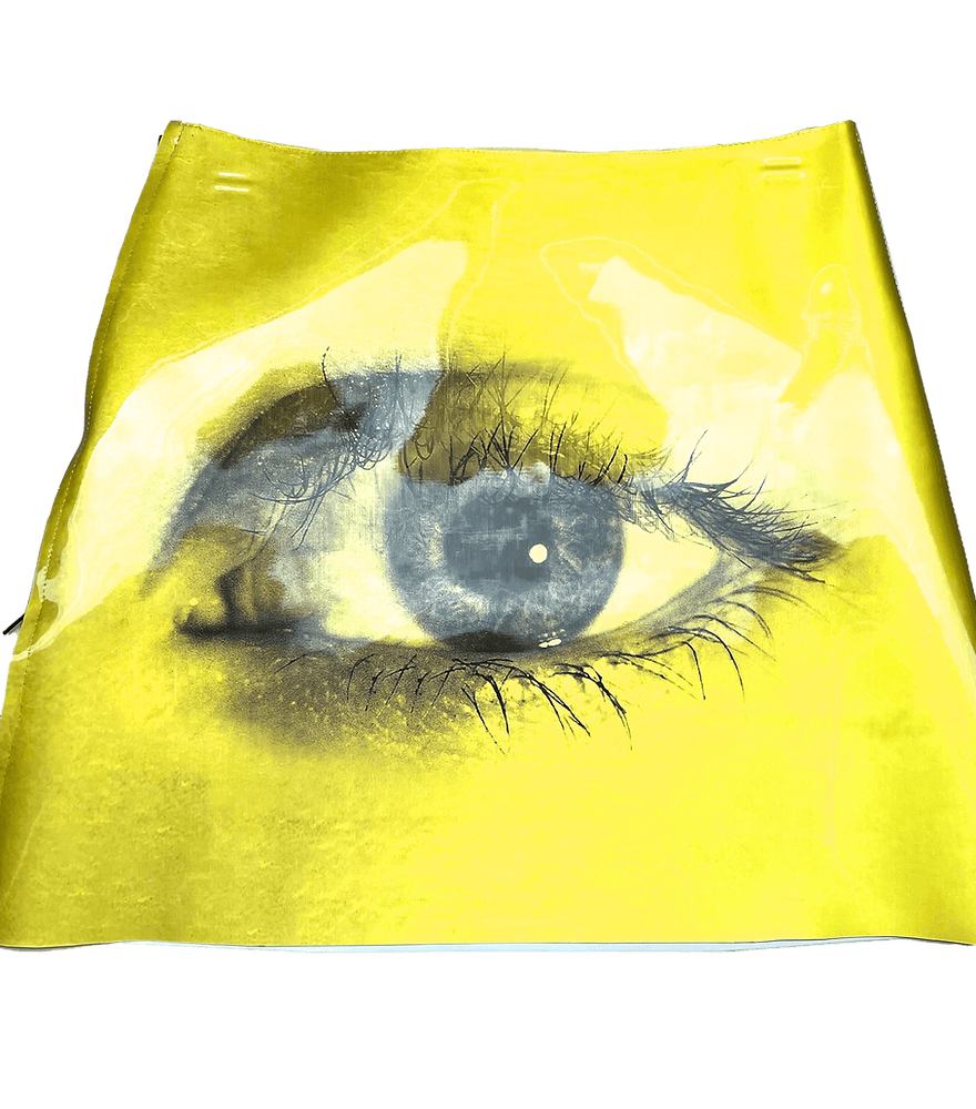 Magic Blinking Eye Mini Skirt-Leeann Huang-APOC STORE
