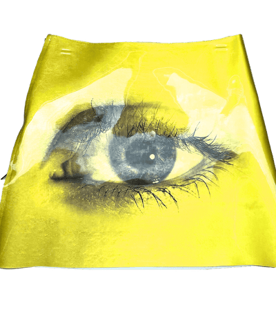 Magic Blinking Eye Mini Skirt-Leeann Huang-APOC STORE