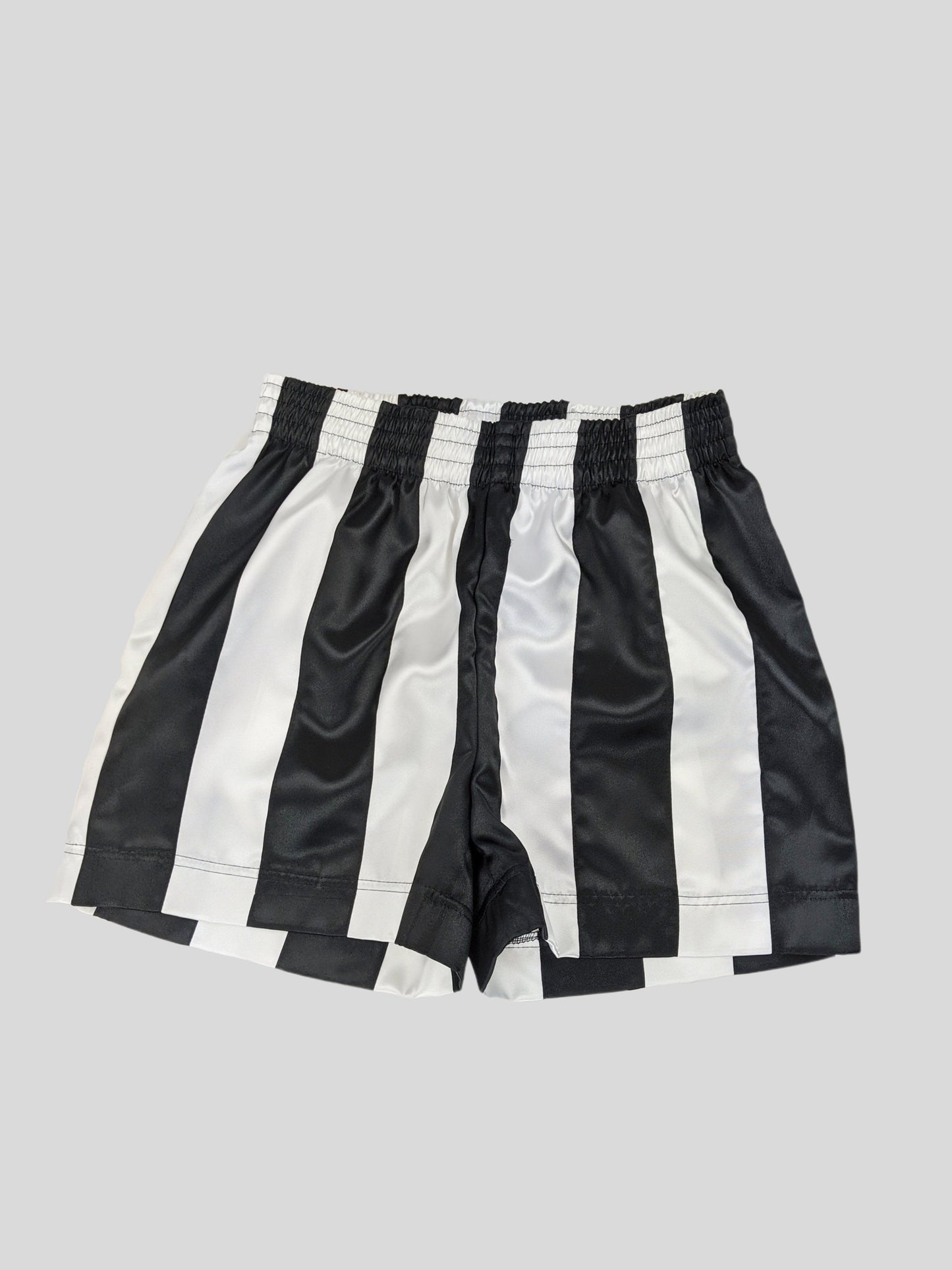 Ribbon Shorts Black & White-Adam Jones-APOC STORE
