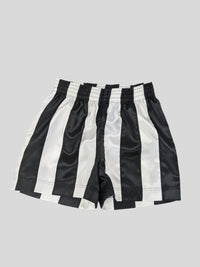 Ribbon Shorts Black & White-Adam Jones-APOC STORE