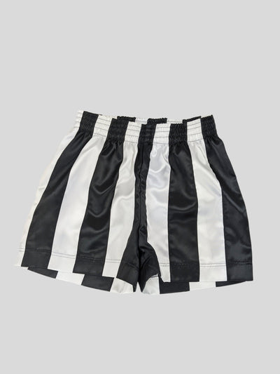 Ribbon Shorts Black & White-Adam Jones-APOC STORE