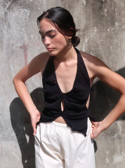 Black Butterfly Top-Krystal Paniagua-APOC STORE