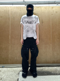 Black Hidden Pocket Pants-EGNARTS-APOC STORE