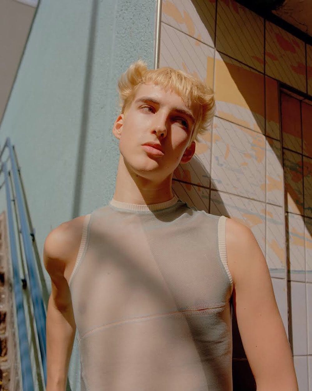 Sheer Graphic Vest-Khanh Brice Nguyen-APOC STORE