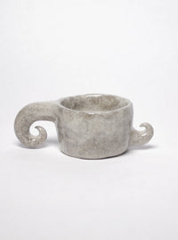 Grey spiral mug-Cléo SJölander-APOC STORE