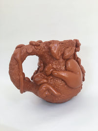 Lava Vase Brown-BVAR-APOC STORE