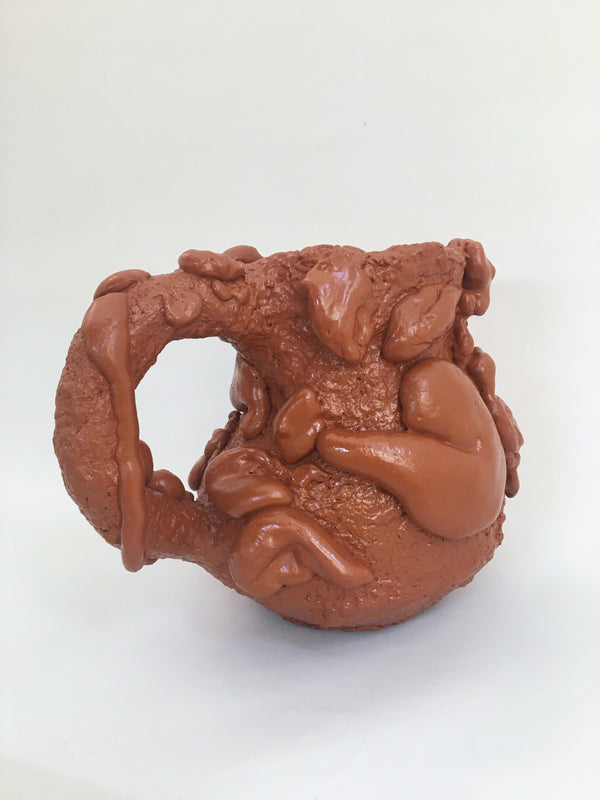 Lava Vase Brown-BVAR-APOC STORE