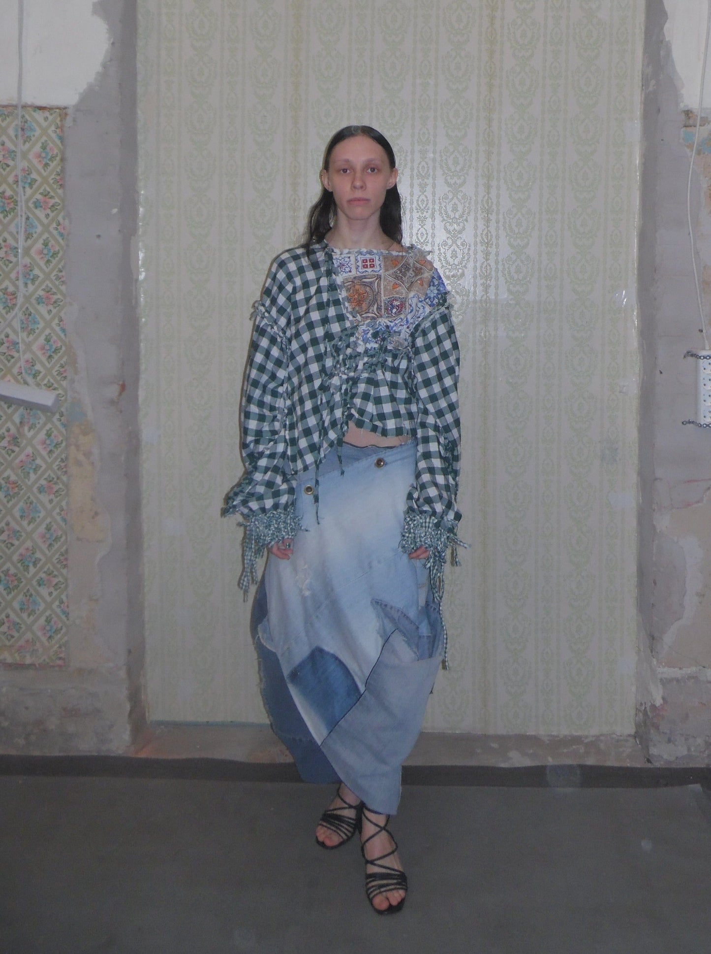 Denim Wrap-Polyhedron-APOC STORE