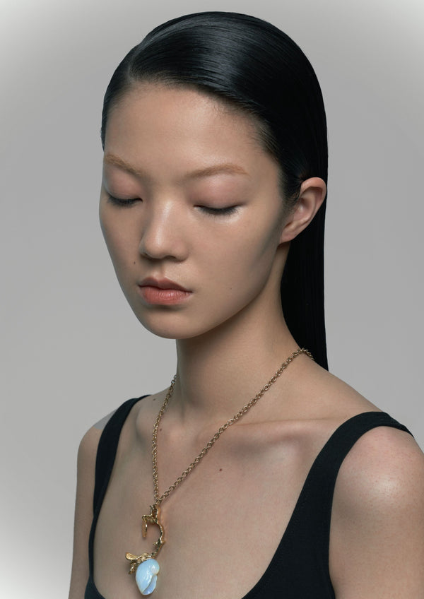 Shell Spoon Necklace-Ancient Future-APOC STORE