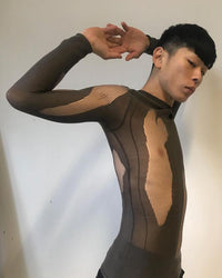 Dark Drop Stitch Knit-Khanh Brice Nguyen-APOC STORE