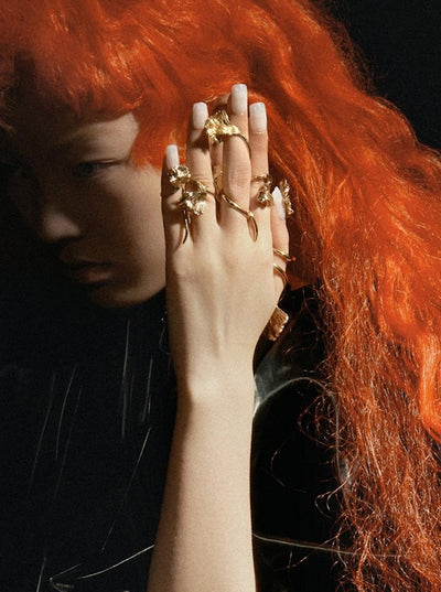 Brass Betta Fish Ring III-Ancient Future-APOC STORE