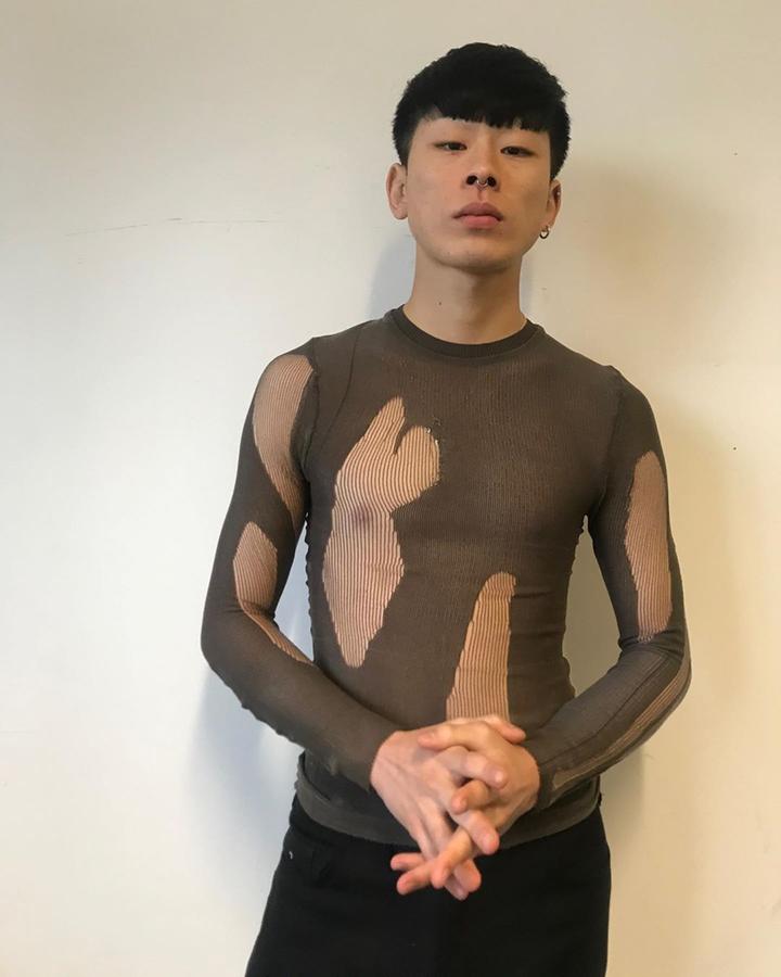 Dark Drop Stitch Knit-Khanh Brice Nguyen-APOC STORE