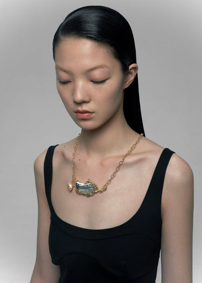 Mussel Necklace Eye Patch-Ancient Future-APOC STORE